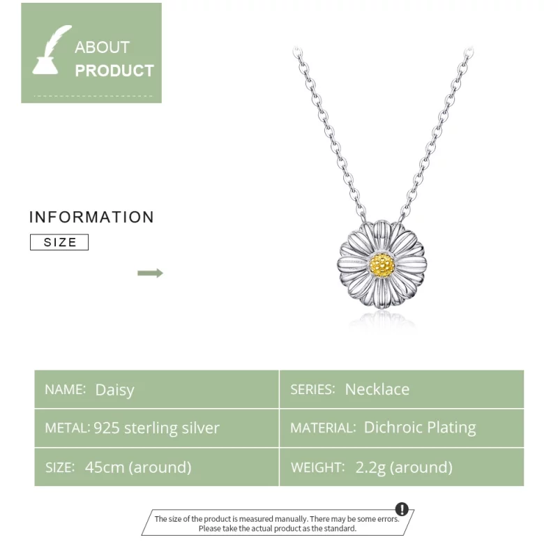 (image pour) Collier Style PANDORA Marguerite - SCN370 - Afficher 3
