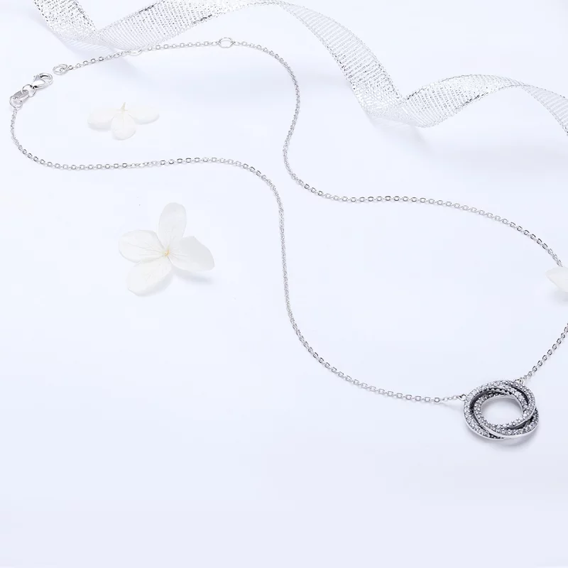 (image pour) Collier Style PANDORA Minimalisme - SCN259 - Afficher 7