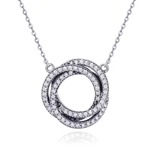 Collier Style PANDORA Minimalisme - SCN259 (image pour) Collier Style PANDORA Minimalisme - SCN259