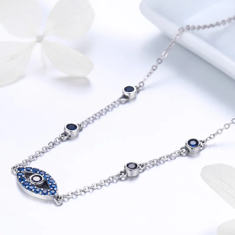 (image pour) Collier Style PANDORA oeil magique - SCN300 - Afficher 5