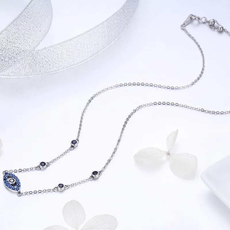 (image pour) Collier Style PANDORA oeil magique - SCN300 - Afficher 7
