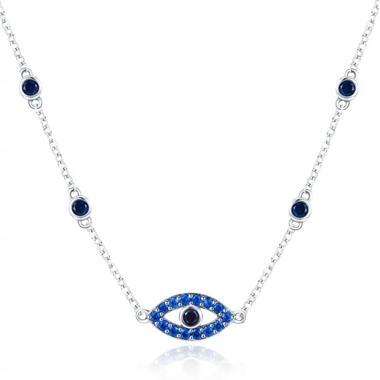 (image pour) Collier Style PANDORA oeil magique - SCN300
