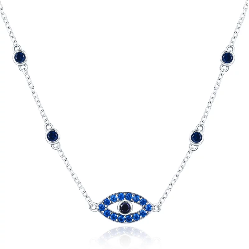 (image pour) Collier Style PANDORA oeil magique - SCN300