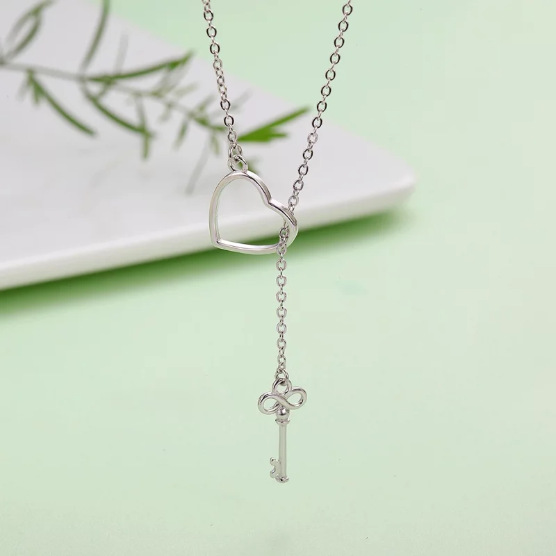 (image pour) Collier Style PANDORA Ouvrir votre cœur - SCN107 - Afficher 5