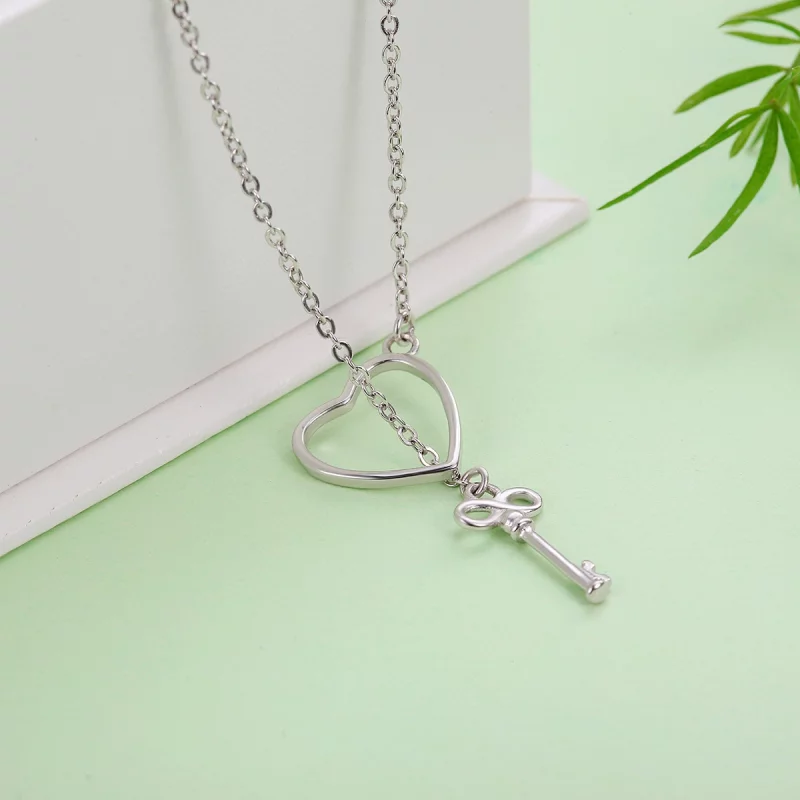 (image pour) Collier Style PANDORA Ouvrir votre cœur - SCN107 - Afficher 6