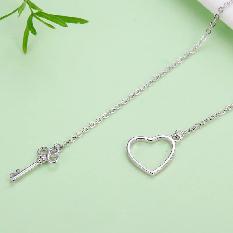 (image pour) Collier Style PANDORA Ouvrir votre cœur - SCN107 - Afficher 7