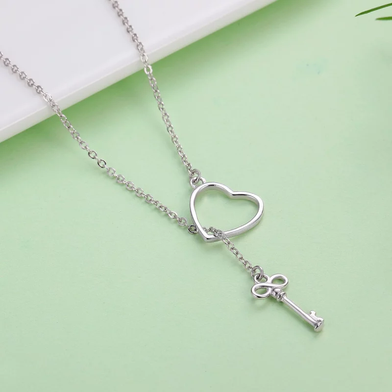 (image pour) Collier Style PANDORA Ouvrir votre cœur - SCN107 - Afficher 8
