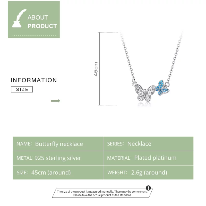 (image pour) Collier Style PANDORA Papillon - SCN384 - Afficher 3