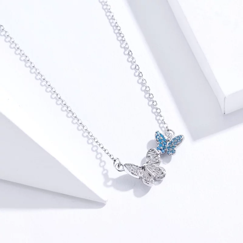 (image pour) Collier Style PANDORA Papillon - SCN384 - Afficher 2