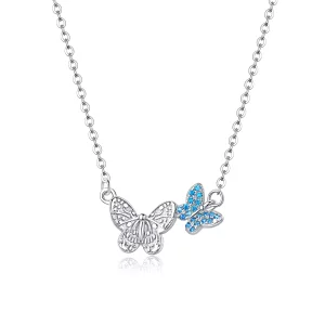 Collier Style PANDORA Papillon - SCN384 (image pour) Collier Style PANDORA Papillon - SCN384