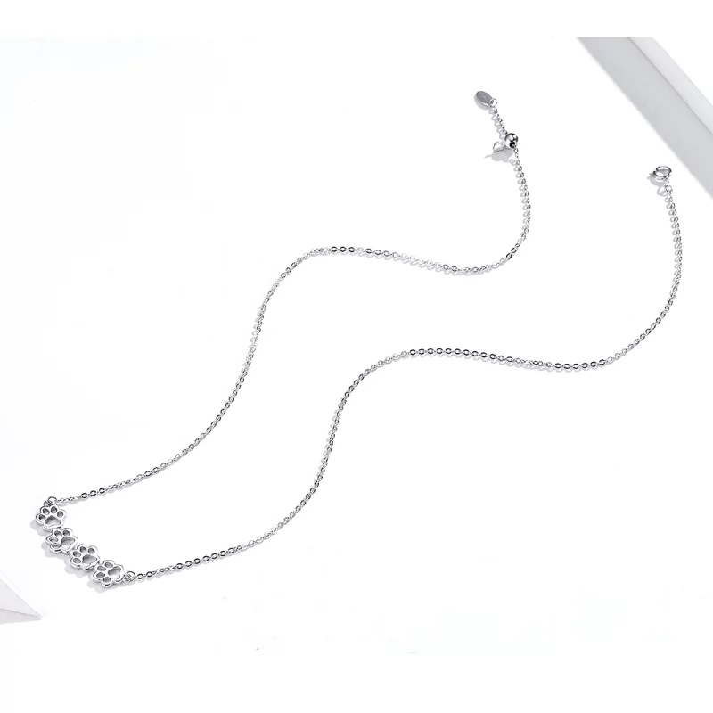 (image pour) Collier Style PANDORA Patte mignonne - SCN346 - Afficher 3