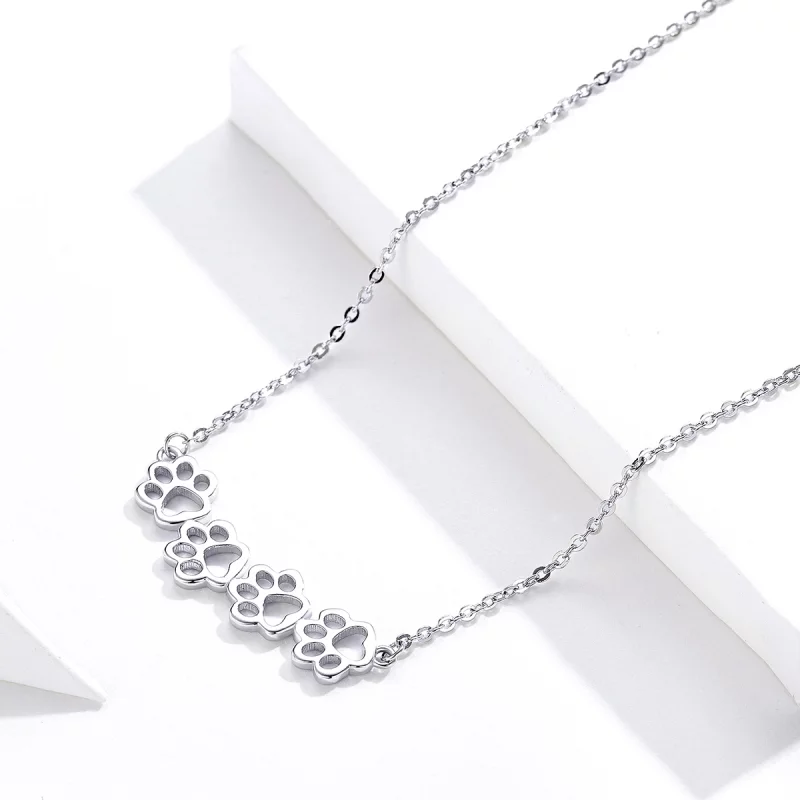 (image pour) Collier Style PANDORA Patte mignonne - SCN346 - Afficher 7