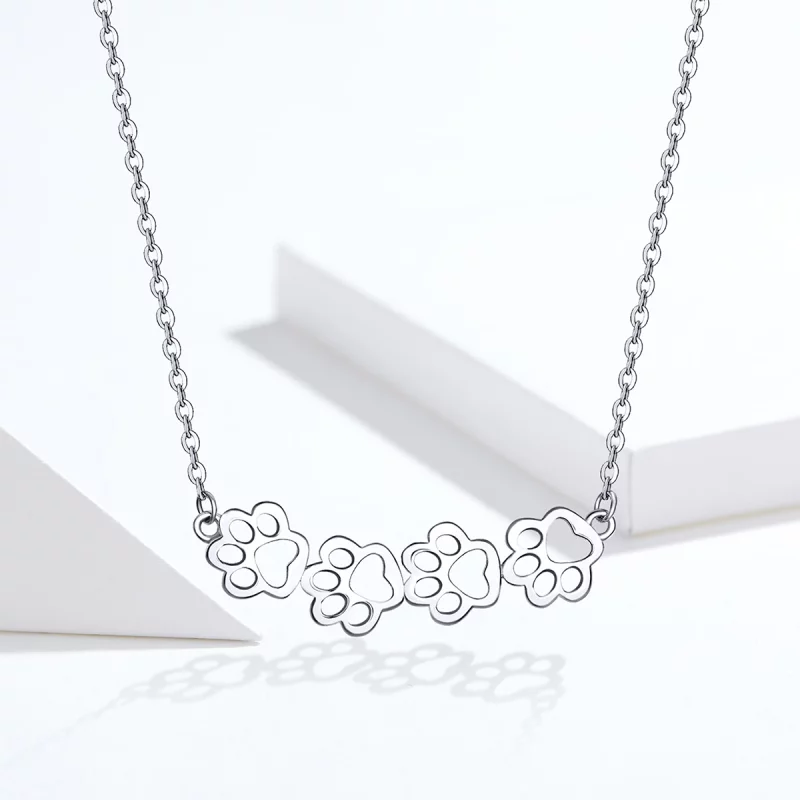 (image pour) Collier Style PANDORA Patte mignonne - SCN346 - Afficher 8