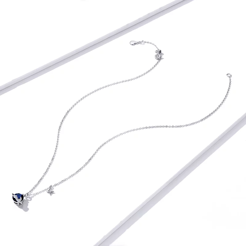 (image pour) Collier Style PANDORA Planète - BSN166 - Afficher 4