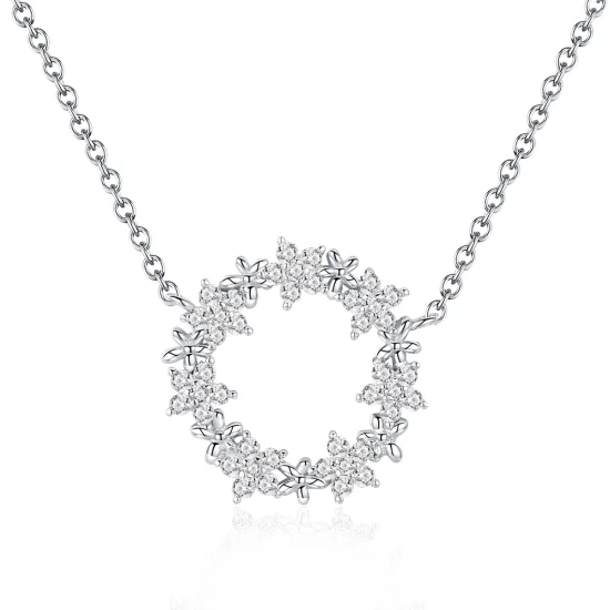 (image pour) Collier Style PANDORA Plein d'étoiles - BSN028
