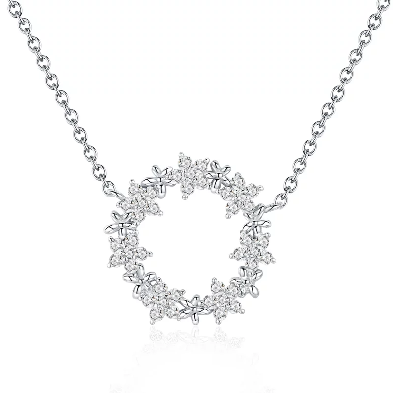 (image pour) Collier Style PANDORA Plein d'étoiles - BSN028