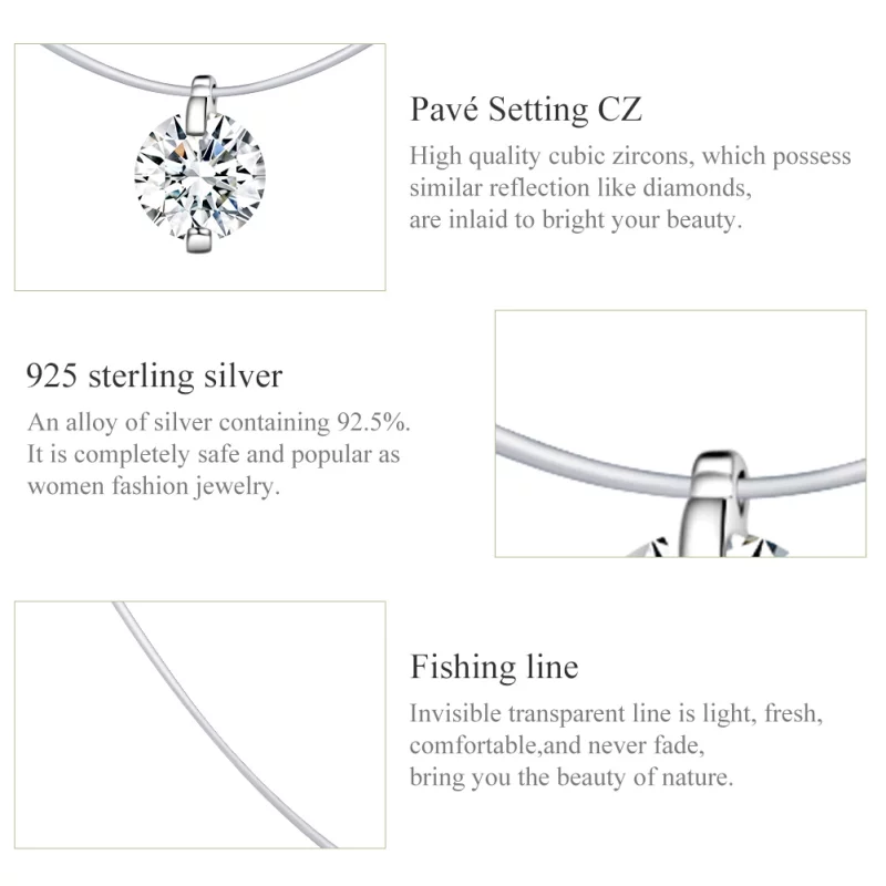 (image pour) Collier Style PANDORA Pur - SCN332 - Afficher 3