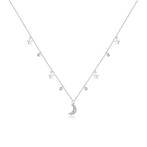 (image pour) Collier Style PANDORA Rêve Étoile Lune - SCN420