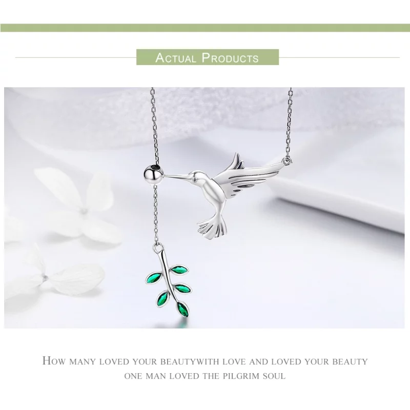 (image pour) Collier Style PANDORA Salutations des colibris - SCN217 - Afficher 6