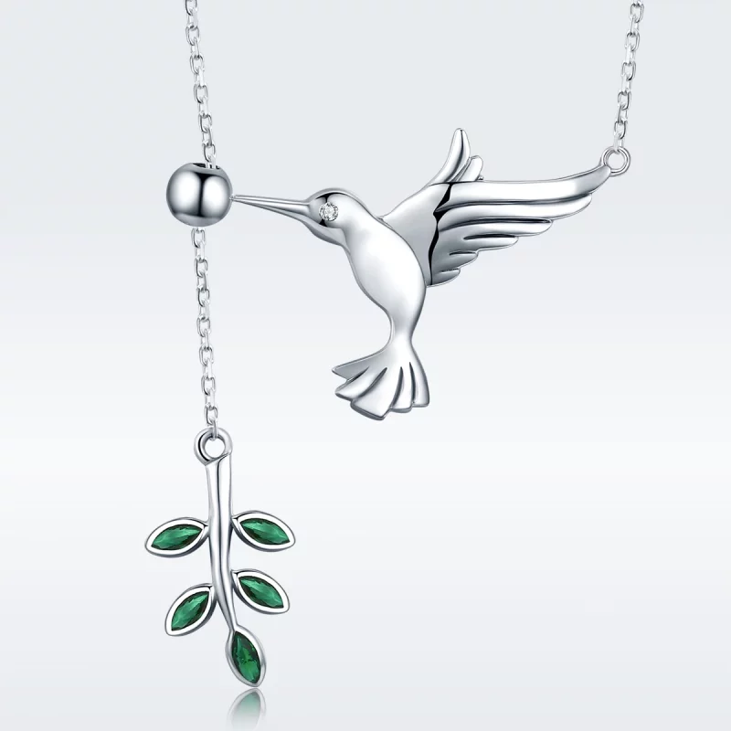 (image pour) Collier Style PANDORA Salutations des colibris - SCN217 - Afficher 8