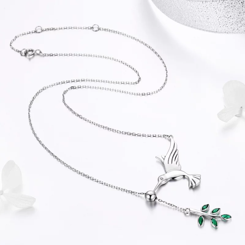 (image pour) Collier Style PANDORA Salutations des colibris - SCN217 - Afficher 9