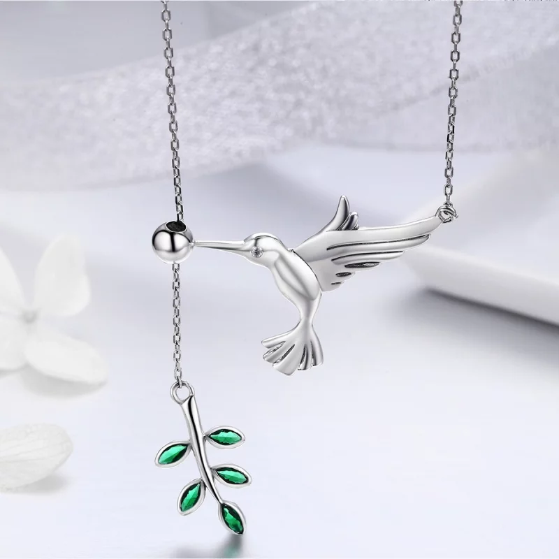 (image pour) Collier Style PANDORA Salutations des colibris - SCN217 - Afficher 10