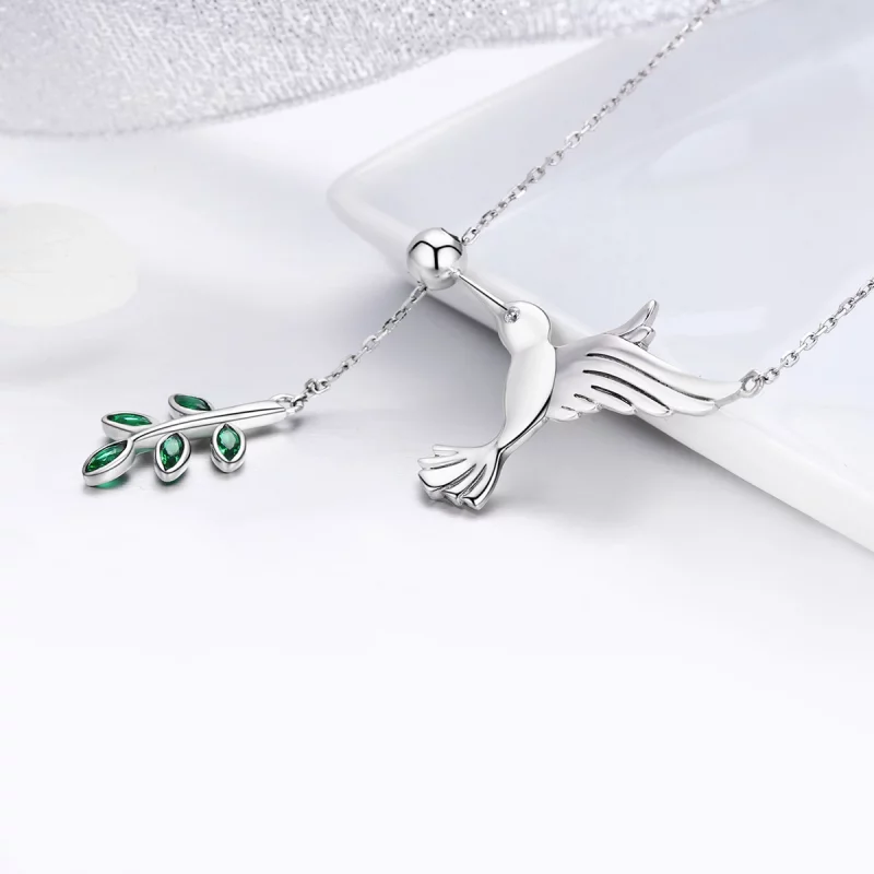 (image pour) Collier Style PANDORA Salutations des colibris - SCN217 - Afficher 11