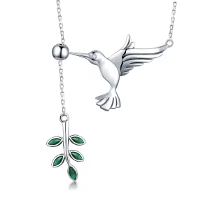 Collier Style PANDORA Salutations des colibris - SCN217 (image pour) Collier Style PANDORA Salutations des colibris - SCN217