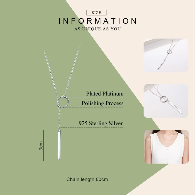 (image pour) Collier Style PANDORA Simple - SCN304 - Afficher 3