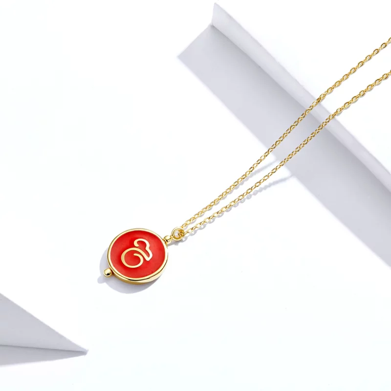 (image pour) Collier Style PANDORA Souris chinoise - SCN390 - Afficher 5