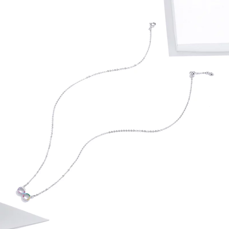 (image pour) Collier Style PANDORA Symbole de l'infini - SCN402 - Afficher 6