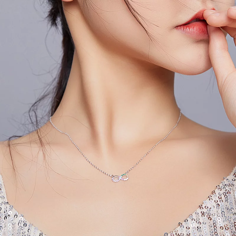 (image pour) Collier Style PANDORA Symbole de l'infini - SCN402 - Afficher 10