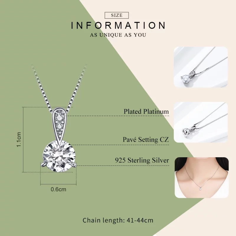 (image pour) Collier Style PANDORA Temps brillant - SCN314 - Afficher 2