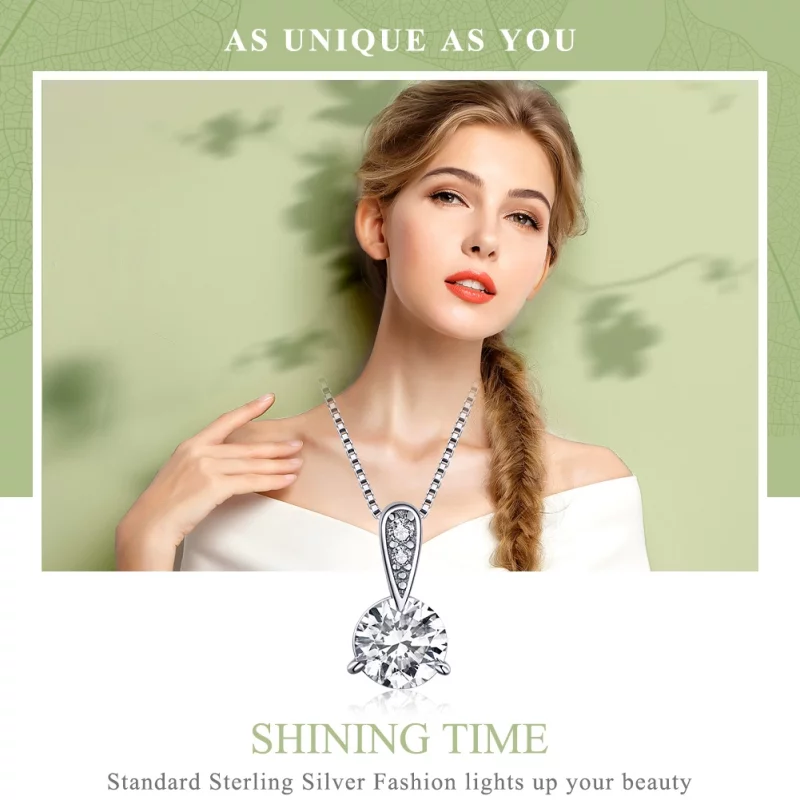 (image pour) Collier Style PANDORA Temps brillant - SCN314 - Afficher 3