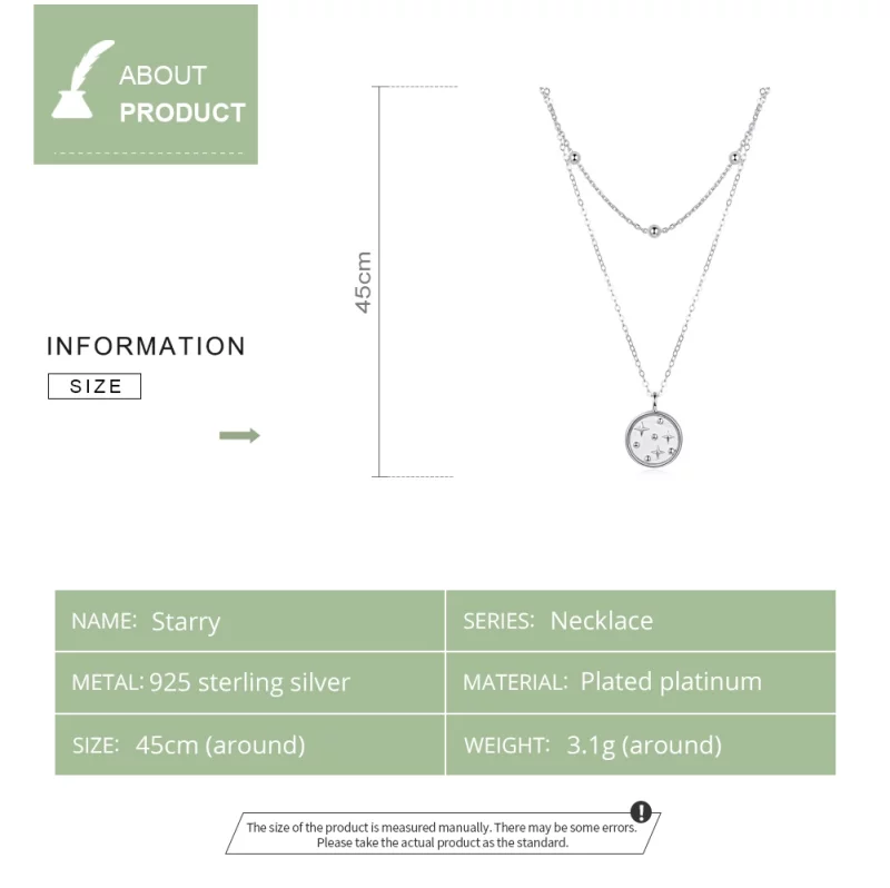 (image pour) Collier Style PANDORA Étoilé - SCN365 - Afficher 3