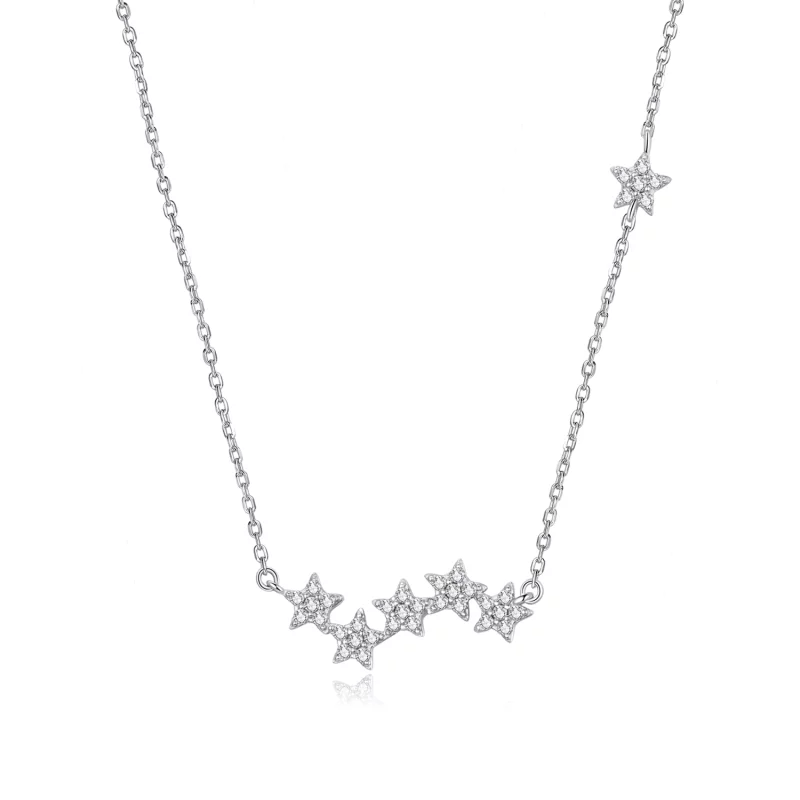 (image pour) Collier Style PANDORA Étoiles scintillantes - SCN419
