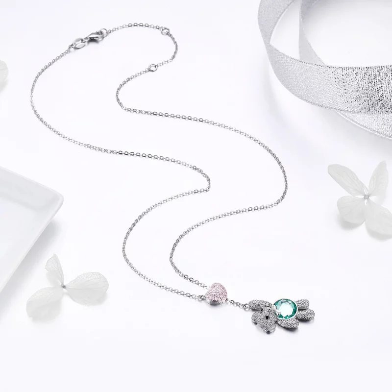 (image pour) Collier Style PANDORA Un ours mignon - SCN271 - Afficher 6