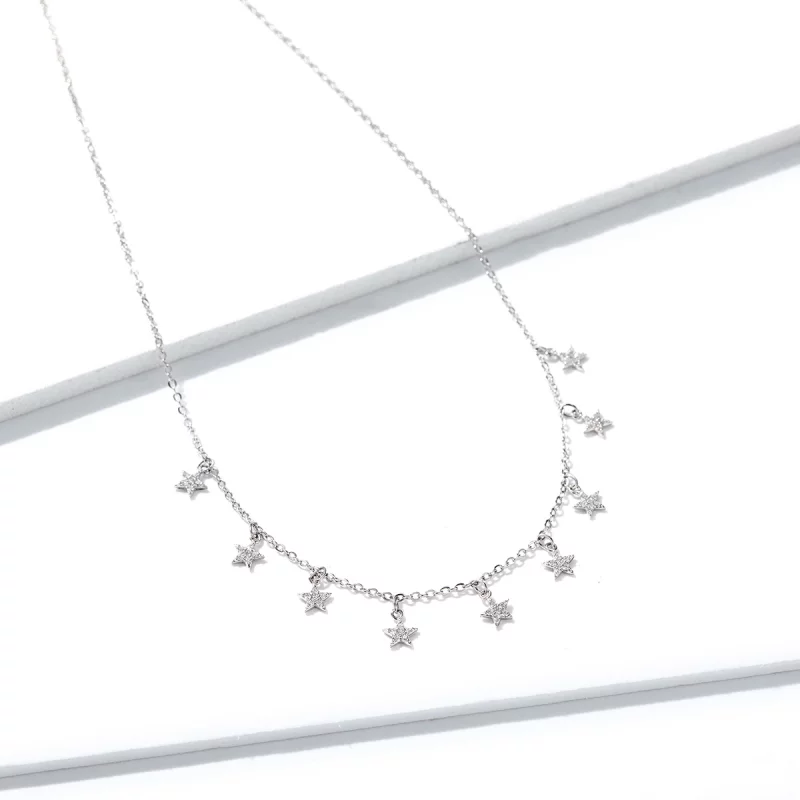 (image pour) Collier étoile de style Pandora - BSN116 - Afficher 3