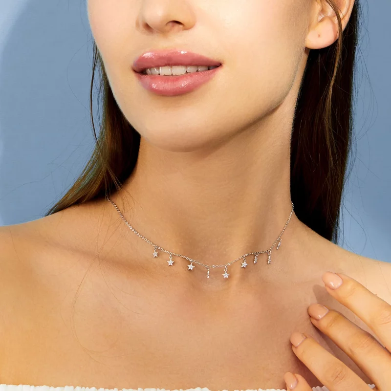 (image pour) Collier étoile de style Pandora - BSN116 - Afficher 5