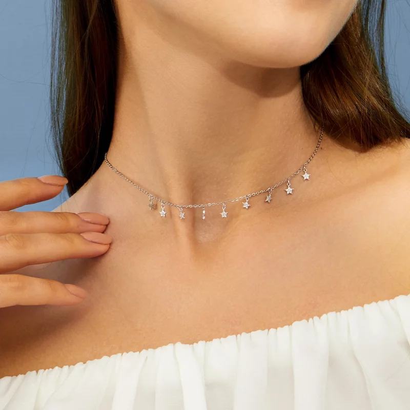 (image pour) Collier étoile de style Pandora - BSN116 - Afficher 7