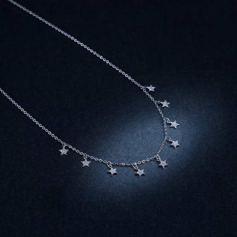 (image pour) Collier étoile de style Pandora - BSN116 - Afficher 8