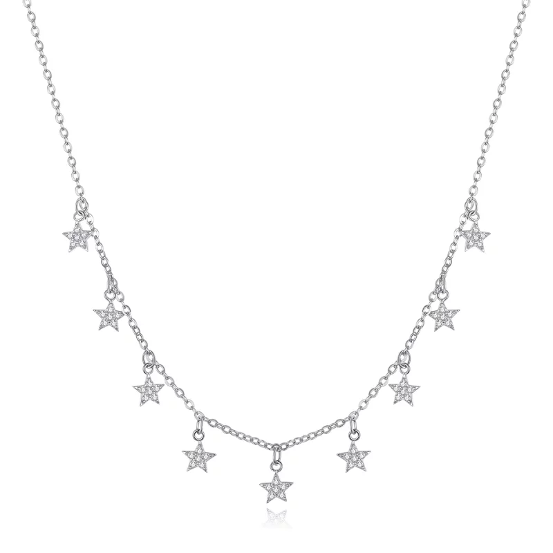 (image pour) Collier étoile de style Pandora - BSN116