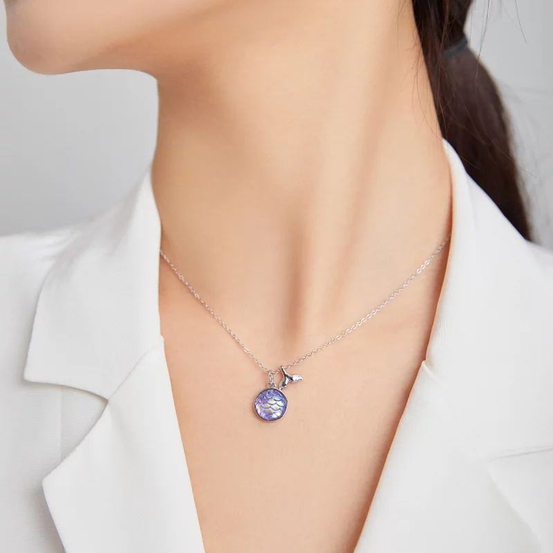 (image pour) Collier Tortue Bleue de Style Pandora - SCN446 - Afficher 6