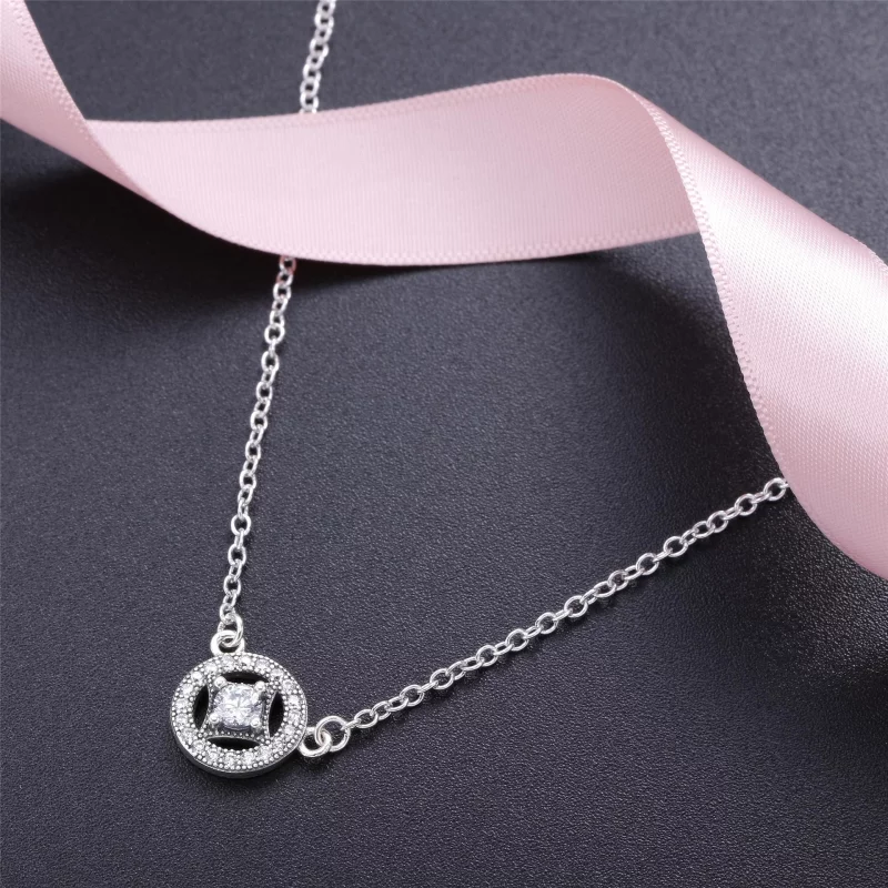 (image pour) Collier avec Pendentif Élégance Vintage - PANDORA - 590523CZ-45 - Afficher 3
