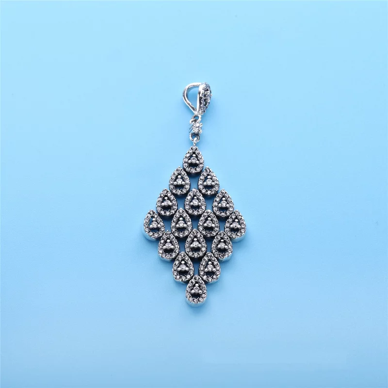 (image pour) Collier Cascade Glamour - 396262CZ-80 - Colliers et pendentifs | PANDORA - Afficher 2