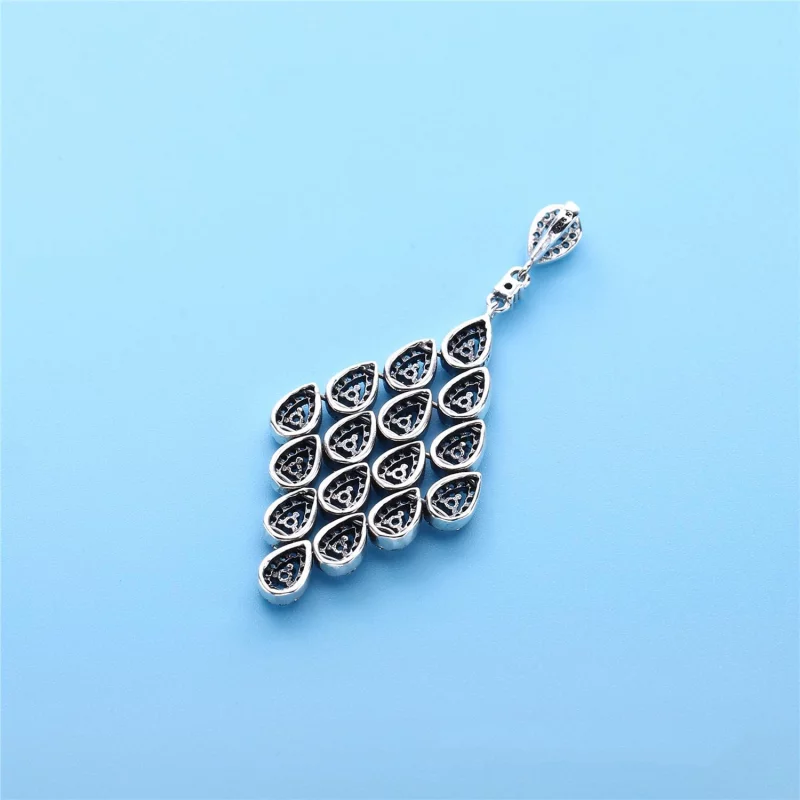 (image pour) Collier Cascade Glamour - 396262CZ-80 - Colliers et pendentifs | PANDORA - Afficher 3