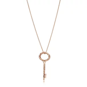 Collier Clef Royale 387676-90 PANDORA France (image pour) Collier Clef Royale 387676-90 PANDORA France