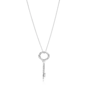 Collier Clef Royale PANDORA France - 397676-90 (image pour) Collier Clef Royale PANDORA France - 397676-90