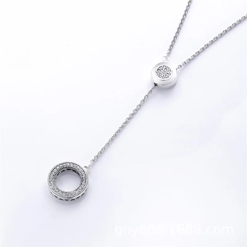 (image pour) Collier Cœur Signature PANDORA - 397445CZ-70 - Afficher 2