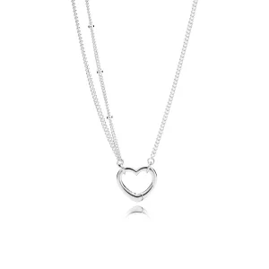 (image pour) Collier Cœurs Ouvert PANDORA France - 397204
